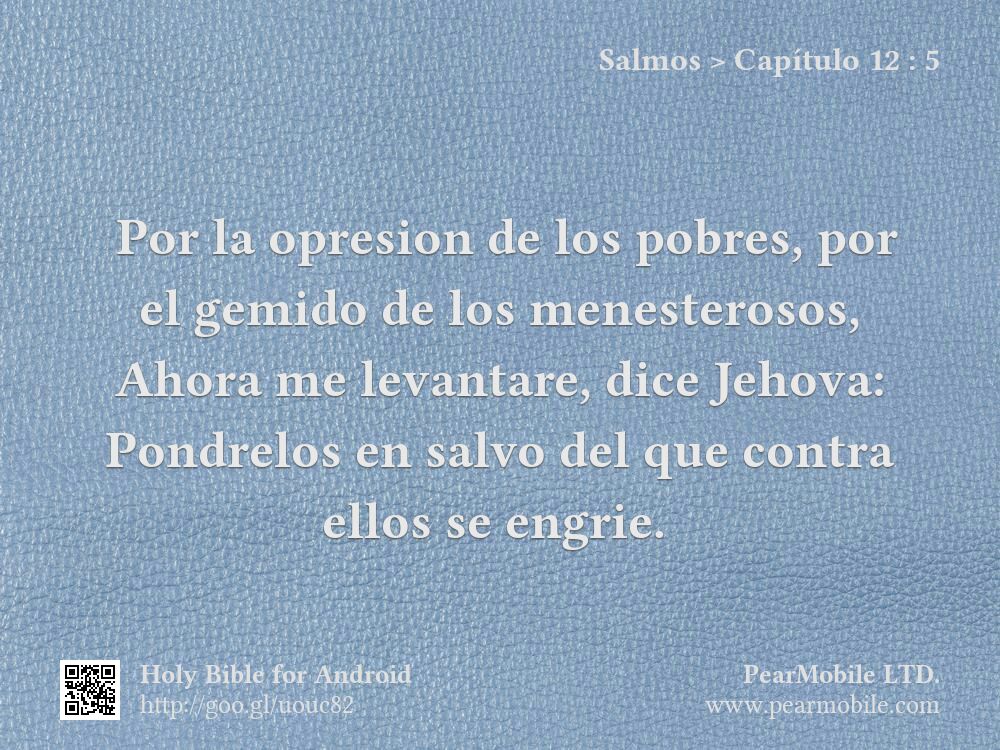 Salmos, Capítulo 12:5